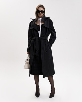 Dolce&Gabbana Black trench coat F0X2ATGDEBL