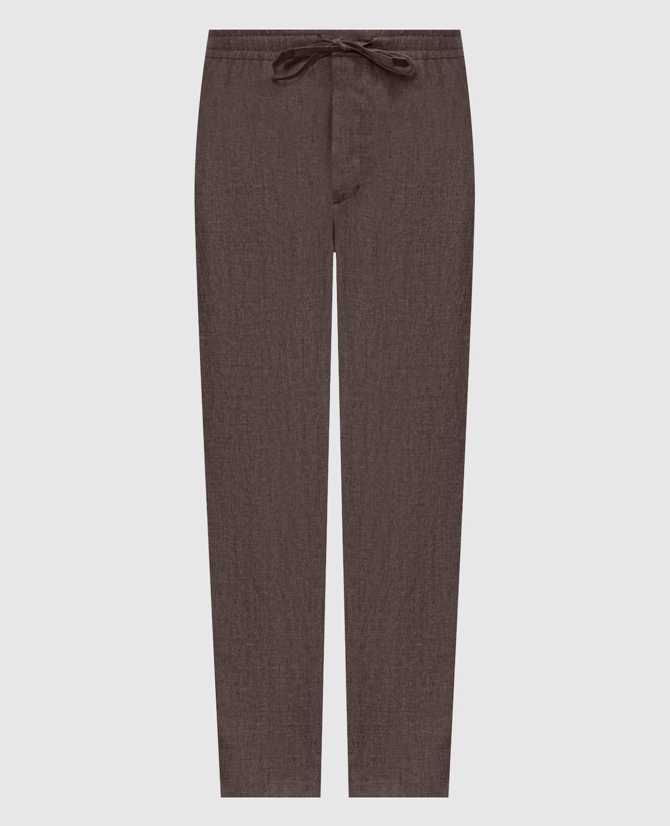 

Brown linen pants Canali