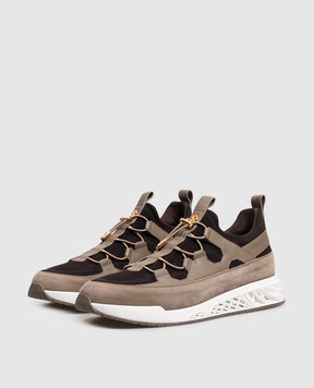 Stefano Ricci Beige combination sneakers UR78G4272TSWYSN