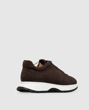 Doucal's Brown suede sneakers DD8939LYSAUF252