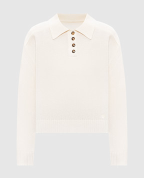 Loulou de Saison HOMERE white cashmere sweater HOMERELDS
