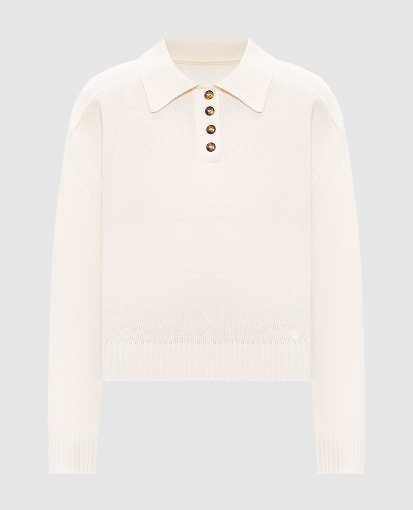 

HOMERE white cashmere sweater Loulou de Saison