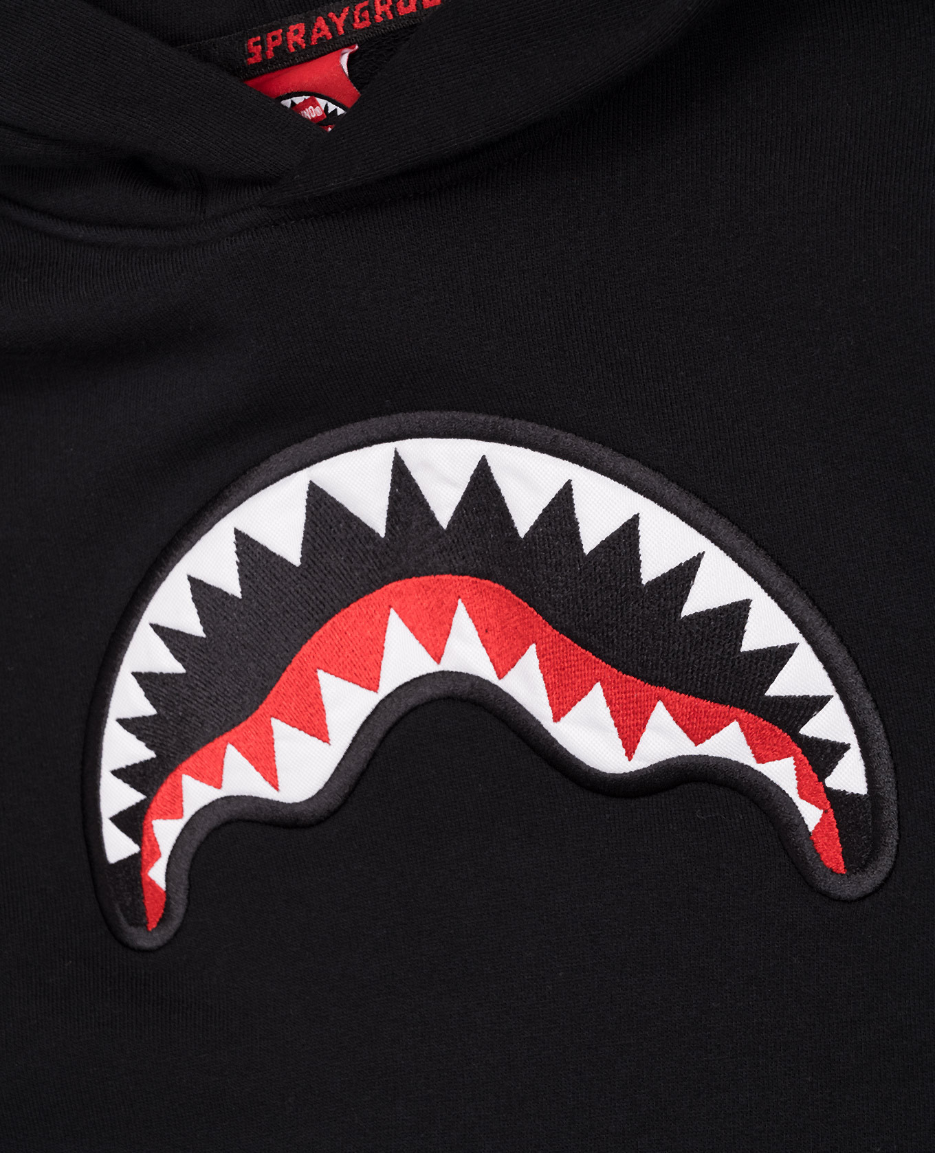 

Bear in the Pocket children's black hoodie Sprayground