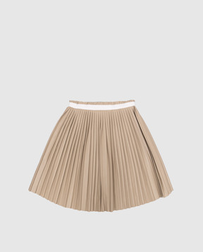 Maison Margiela MM6 Children's beige pleated skirt M60999MM07F