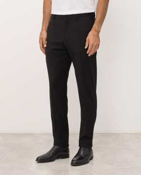 Dolce&Gabbana Black pants with wool GY6FETFUBG4