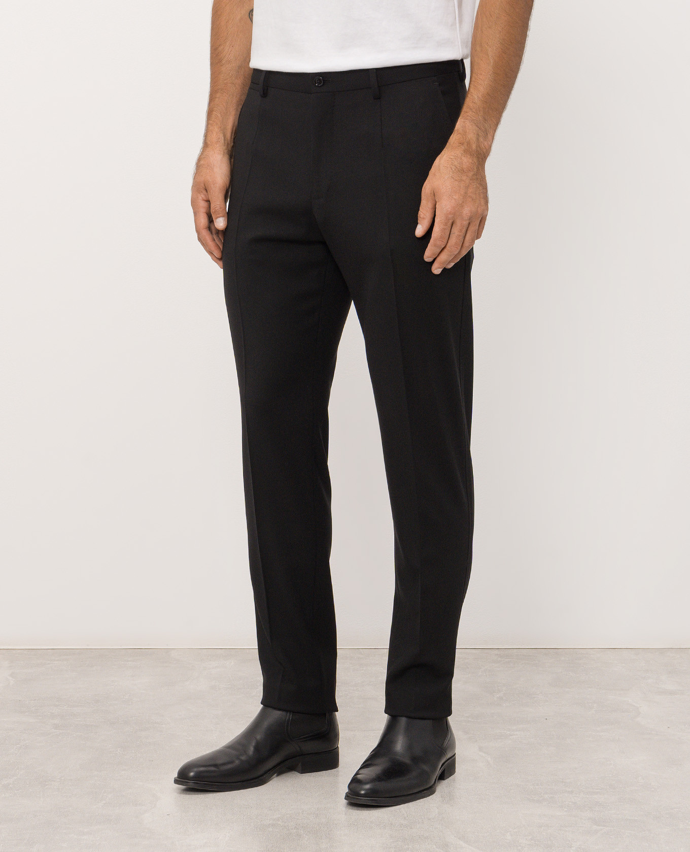 Black pants with wool Dolce&Gabbana 3