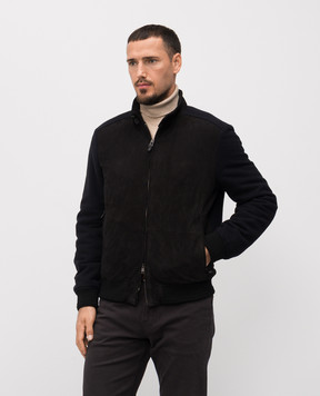 Canali Blue combination jacket LE00145O70477