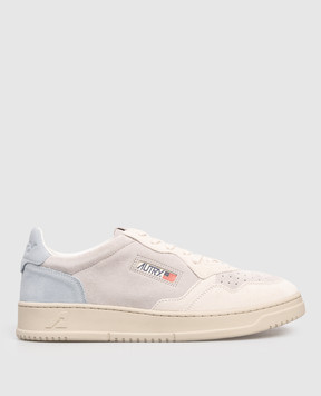 AUTRY Grey suede sneakers MEDALIST A1UNAULMTS28