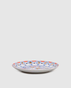 Bitossi Home Gemini Blue Porcelain Snack Plate AST00002