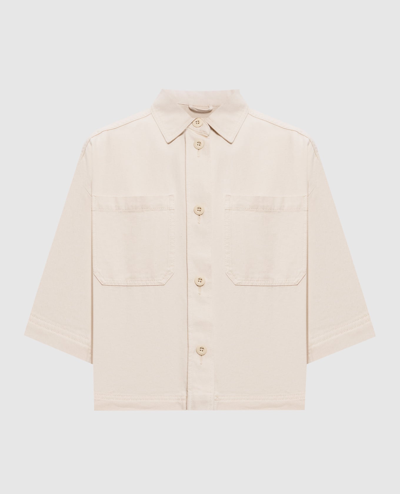 Beige denim shirt TERRA