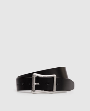 Ann Demeulemeester Black leather belt Ouls B0014374LT128