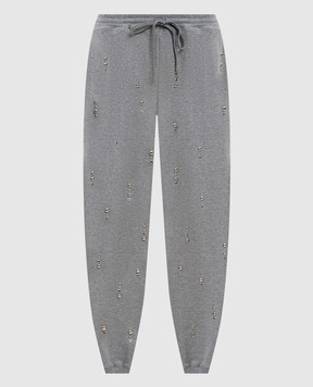 3.1 Phillip Lim Grey joggers with applique E26151372TFT