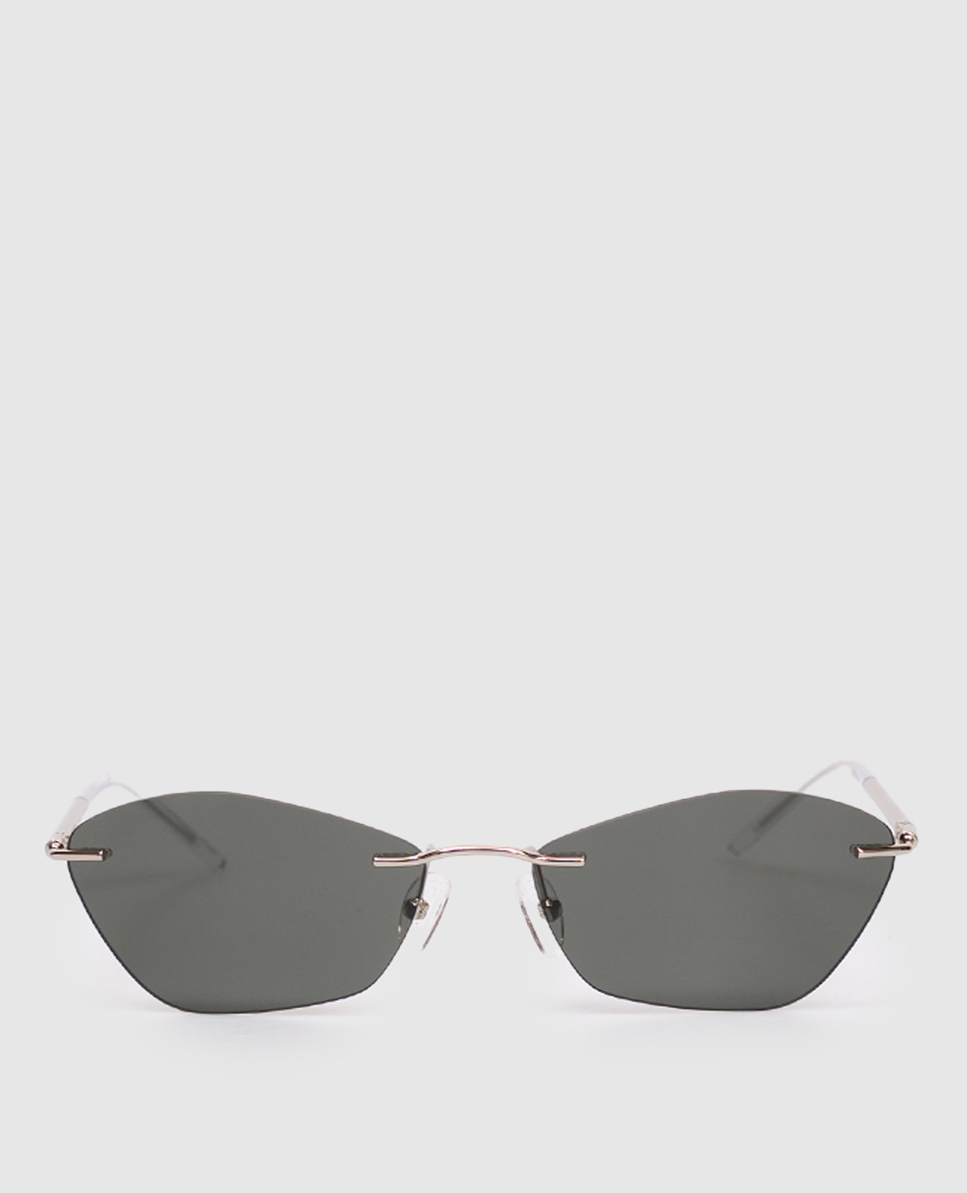 

Silver T-Bar Slim Sunglasses Alexander McQueen