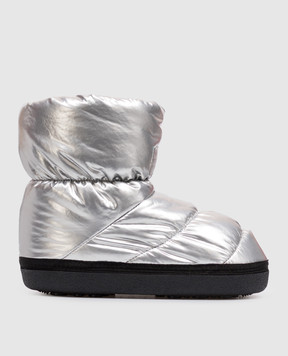Maison Margiela MM6 Children's quilted boots with a patch 839493639
