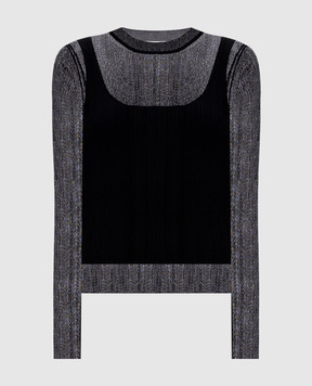 Max Mara Sportmax Black BUONO ribbed jumper SPXBUONO