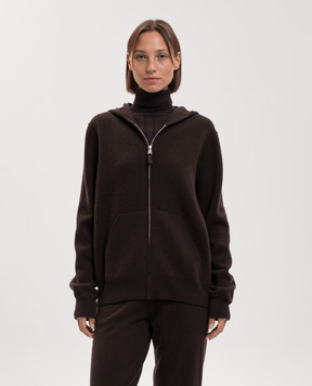 Allude Brown wool and cashmere sports jacket 26537610