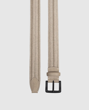 C.P. Company Beige belt with weaving MAC304A110697M