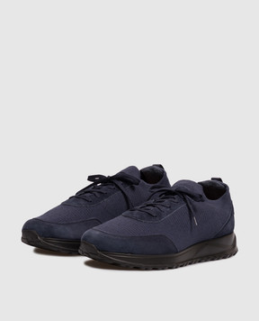 Enrico Mandelli Blue combination sneakers 0ELITE6250