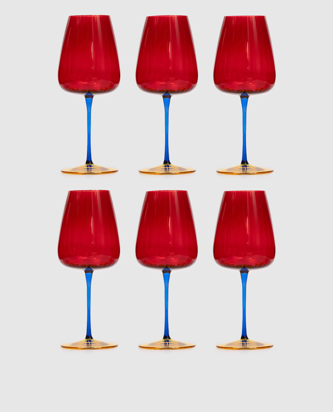 Set of red wine glasses JOY 6 pcs