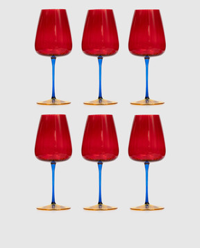 La Reine Set of red wine glasses JOY 6 pcs JOY55CL