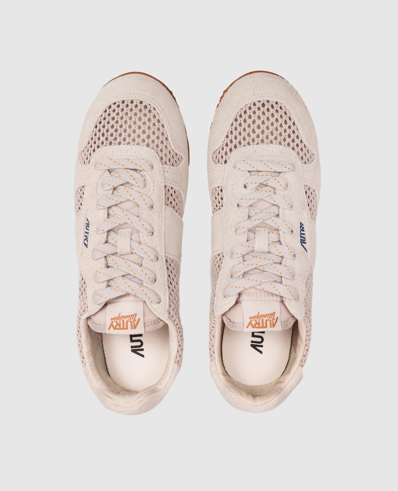 

Beige Windspin combination sneakers AUTRY