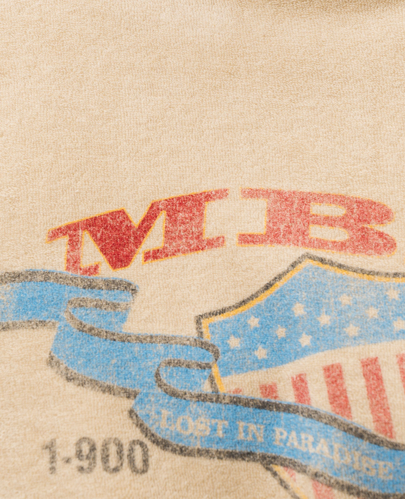 

Beige terry T-shirt with print Misbhv
