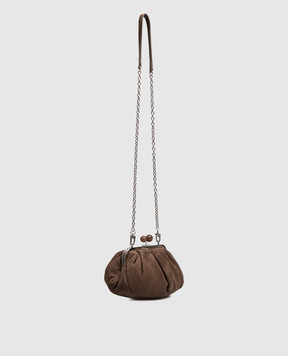 Max Mara Weekend Brown suede bag KAVALOIS WKAVALOIS