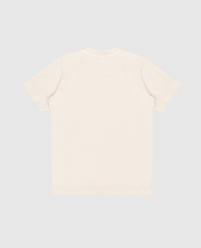 Stone Island Children's beige T-shirt with logo patch L1S162100002S004728