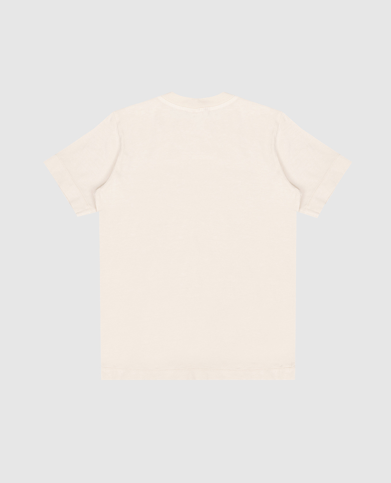 

Children's beige T-shirt with logo patch Stone Island