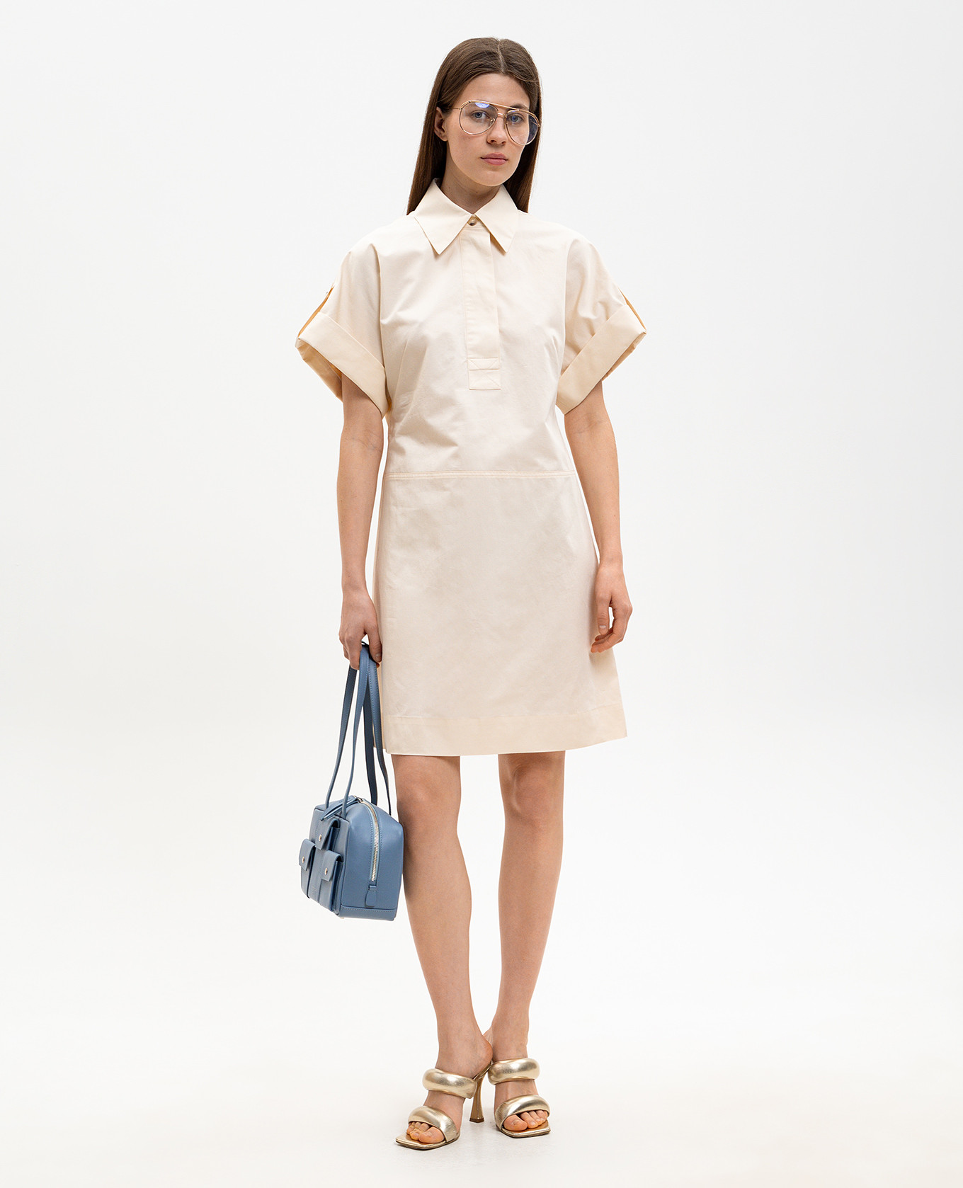 

Ali ivory linen dress JOSEPH, Beige