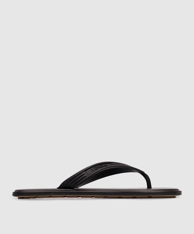 Black Sampieri flip-flops