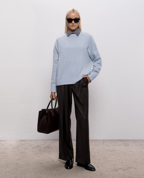 Loulou de Saison Blue ANTON cashmere sweater ANTONLDS