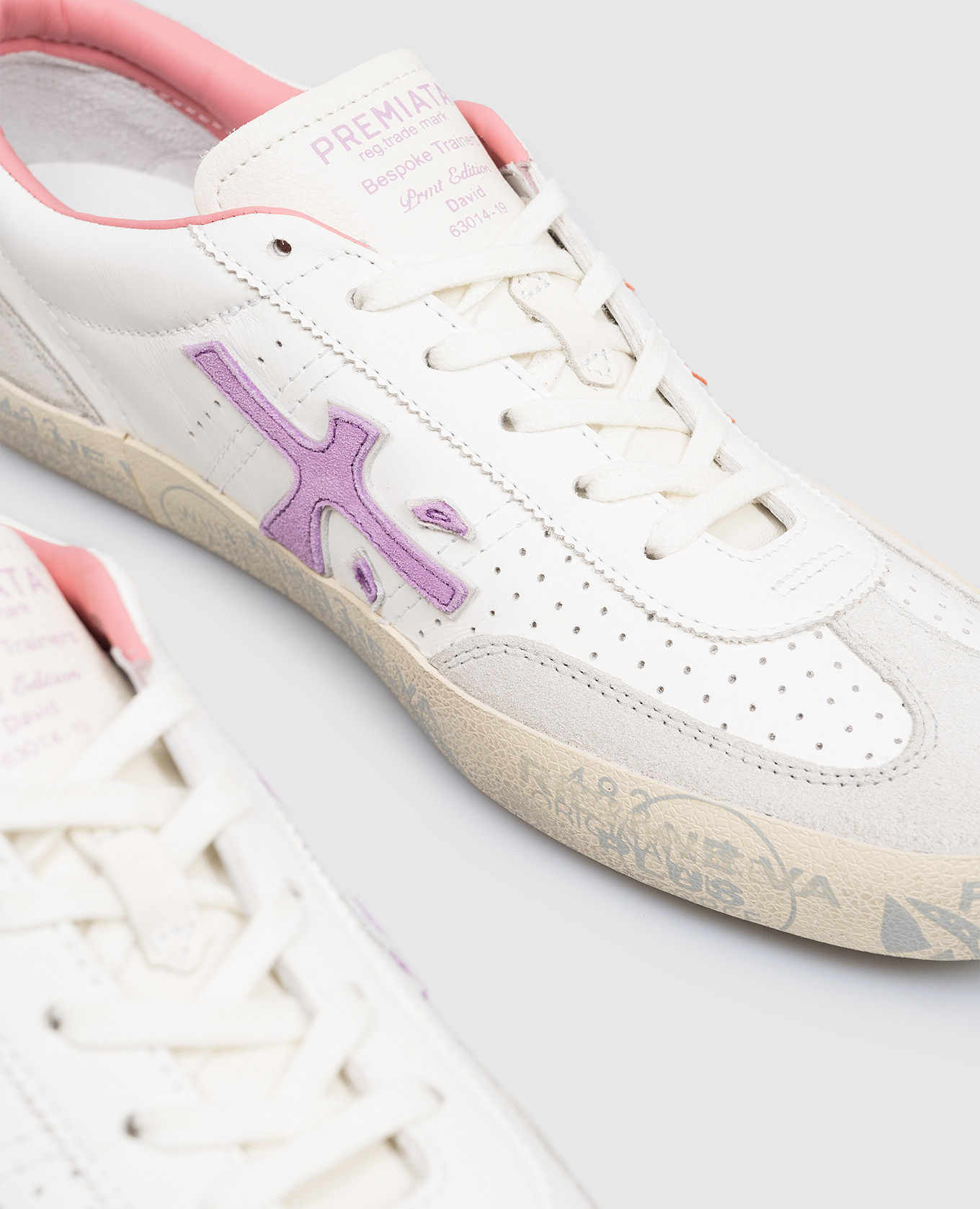 

DAVIDD white leather sneakers Premiata