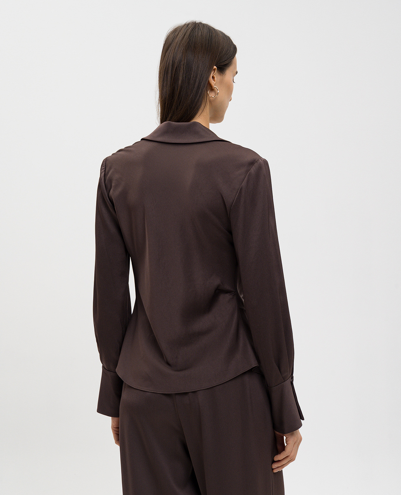 Brown blouse Symone Simkhai 4