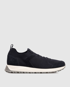 Canali Blue combination sneakers RC01288491226