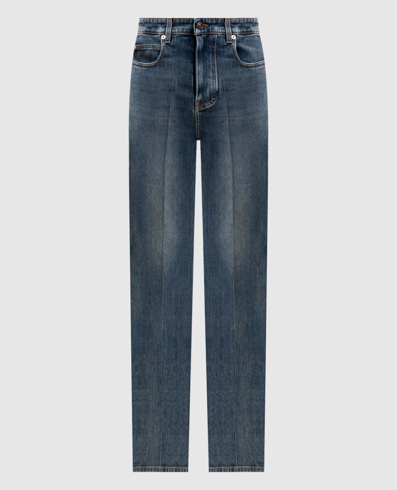 Blue jeans with a worn effect Balenciaga