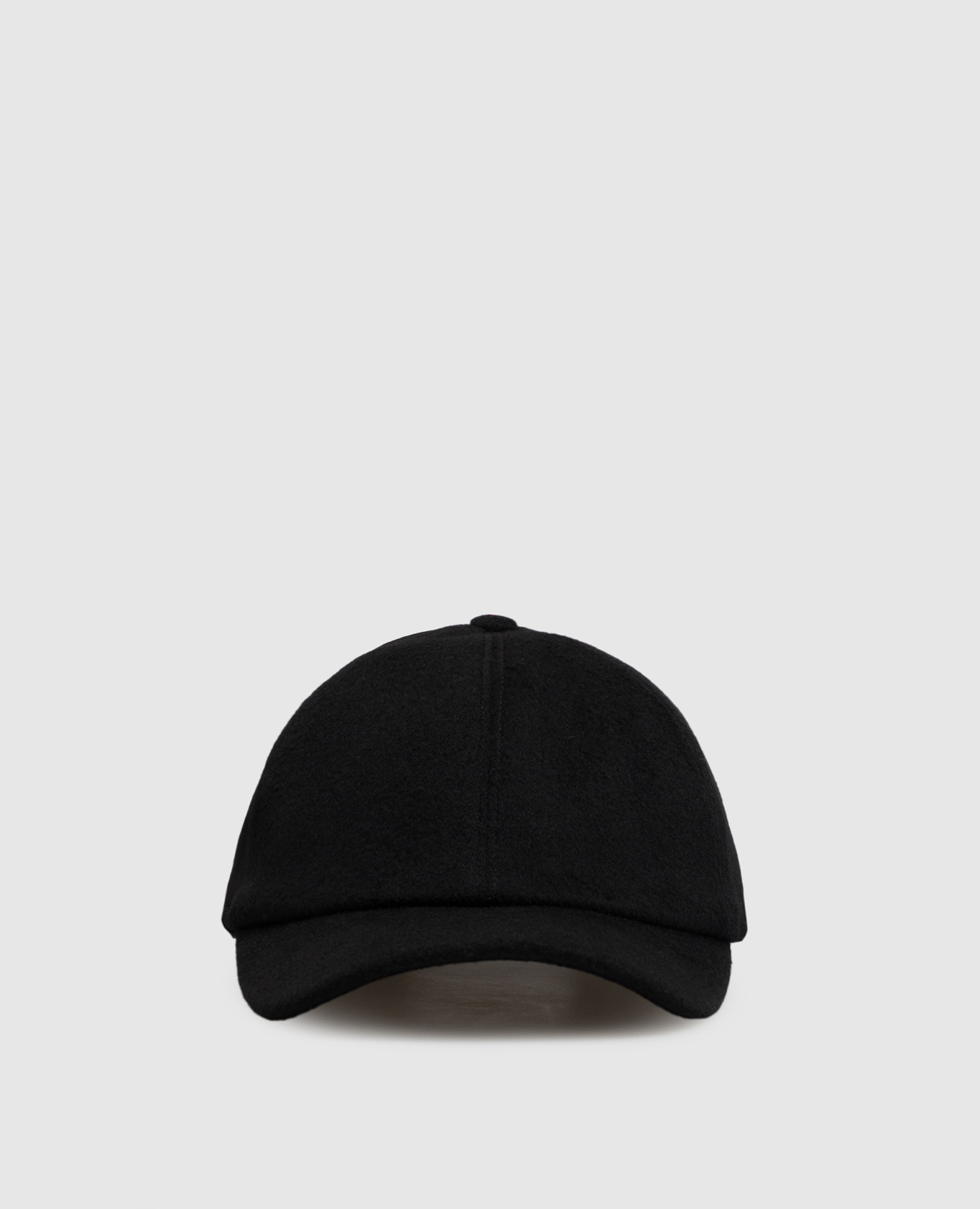 Black cashmere cap