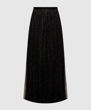 Zwarte rok met lurex