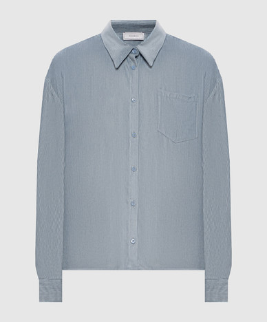 Blue corduroy shirt
