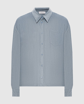 Peserico Blue corduroy shirt A0634602246