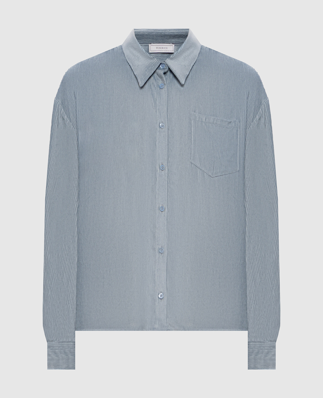 Blue corduroy shirt