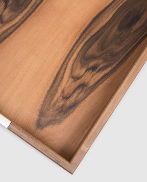 Broggi 1818 PiGreco brown wooden tray 3050423848