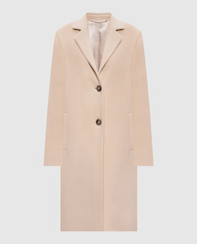 Peserico Beige coat with wool and cashmere S20174E03195