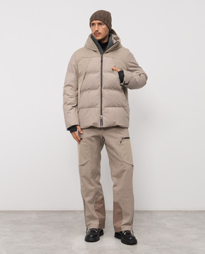 Sease Beige wool ski pants OS080TN637
