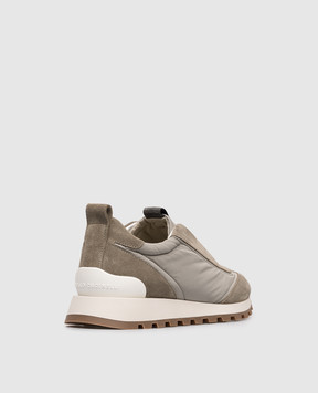 Brunello Cucinelli Combined sneakers with a monil chain MZ47G2127