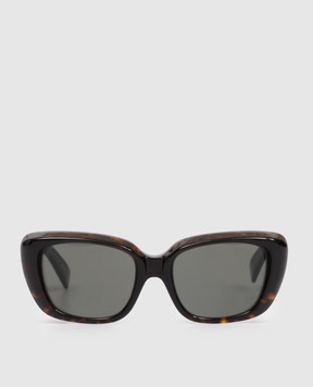Saint Laurent Brown sunglasses with logo print 862819Y9956