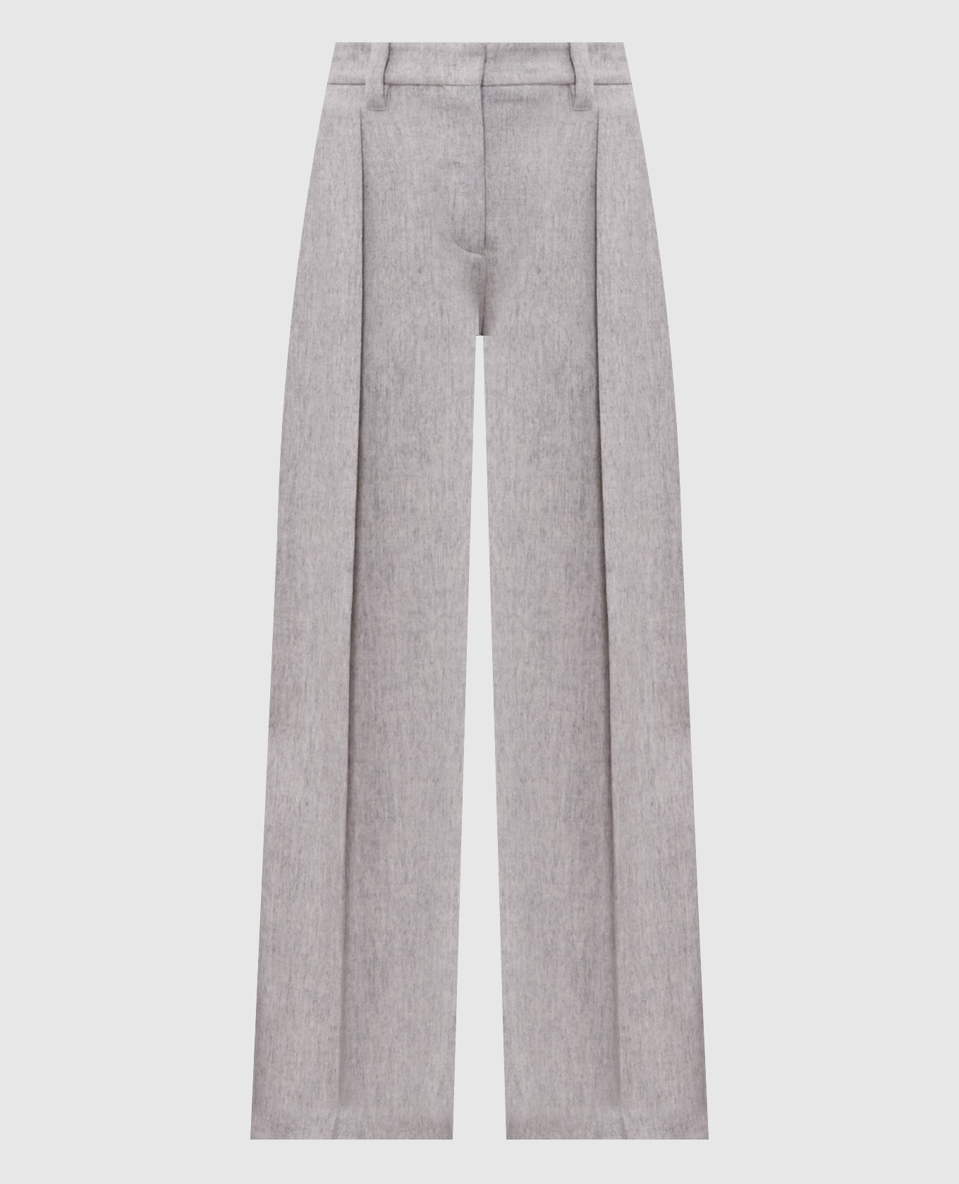 Gray wool pants