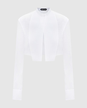 Tom Ford White cropped shirt CA3320FAX1572