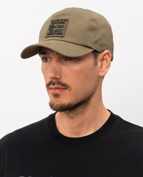 Dolce&Gabbana Khaki cap with brand patch GH931ZFUFJH