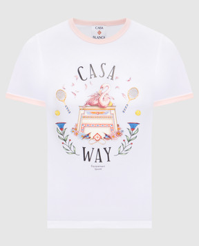Casablanca Casa Way white t-shirt WPF26JTS04901